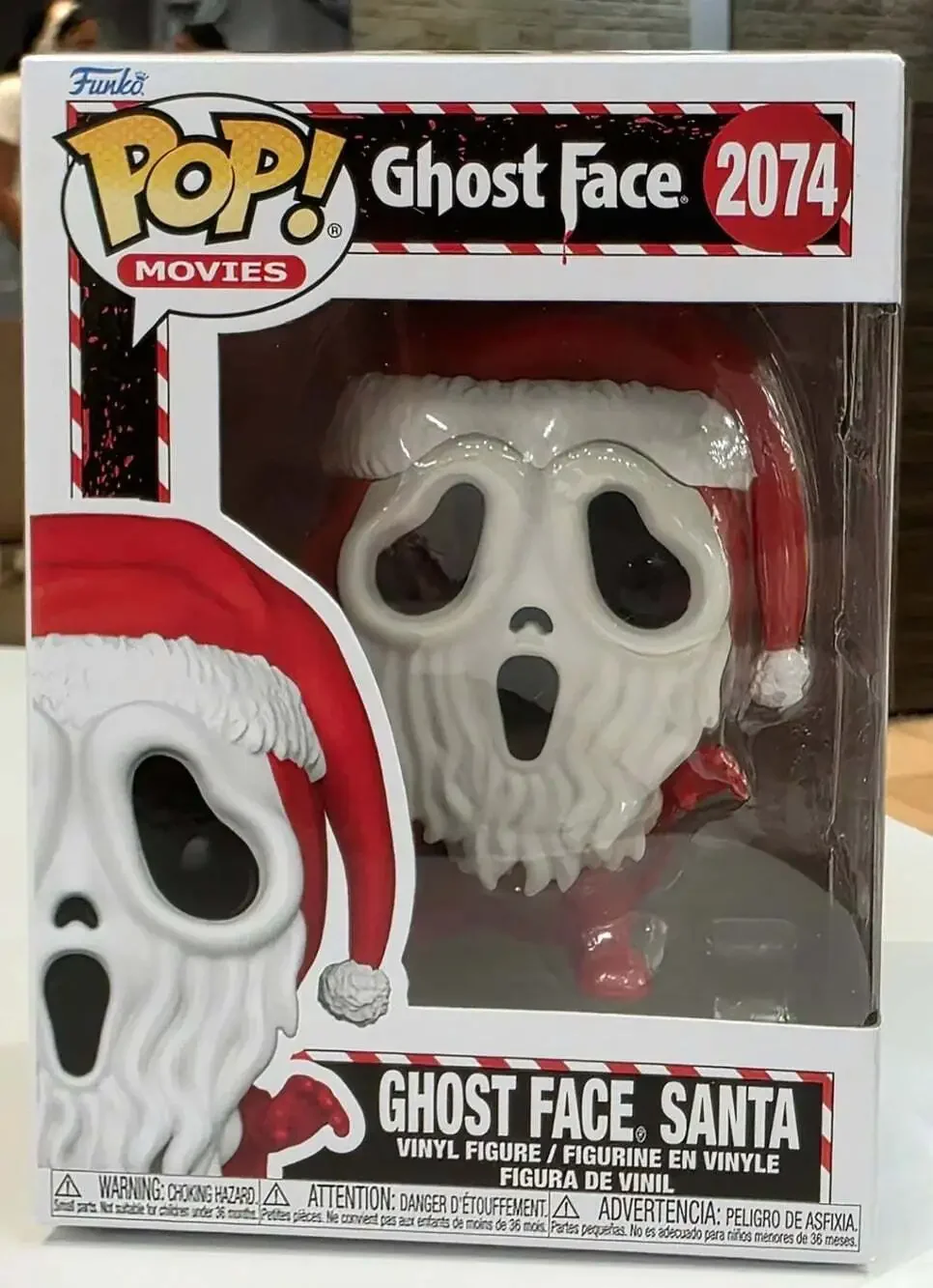 NEW Funko POP! Scream: Ghost Face - Ghost Face Santa (Holiday) #2074~ FREE SHIP!